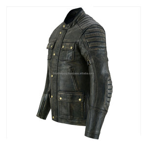 Best-seller Veste de moto en cuir véritable à bas prix Nouvelle veste de moto personnalisée à la mode Vestes de moto en cuir très résistantes - Product Image 3