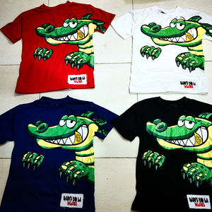 เสื้อยืดผู้ชายทรงปกติ สไตล์สตรีท แขนสั้น คอกลม พิมพ์ลาย น้ำหนัก 220 กรัม ผ้าฝ้าย 100% ระบายอากาศได้ดี เป็นมิตรกับสิ่งแวดล้อม - Product Image 2