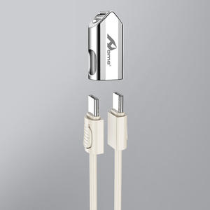 Câble de charge rapide de qualité supérieure PD60W 30CM C2C EN1 C à C CB-325CC Portable avec porte-clés pour téléphones ordinateurs maison - Product Image 5