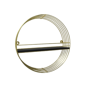 Vente en gros en vrac support mural décoratif en fer design de luxe décoration murale support F354 laiton EPL finition personnalisée - Product Image 1