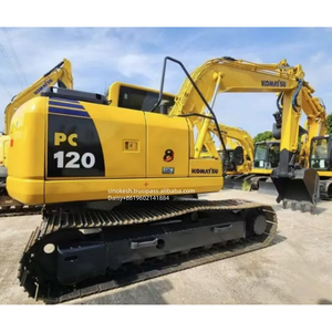 90% nouvelle pelle sur chenilles Komatsu PC120-8/PC120-6/PC130-7 importée du japon avec pompe à engrenages moteur et moteur - Product Image 6