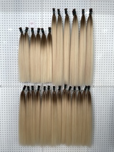 # Extensiones de Cabello Humano Natural 4/1001, Cutícula Alineada, 100% Sin Procesar, Virgen, Super Doble Trama, Suave, Saludable y Liso - Product Image 3