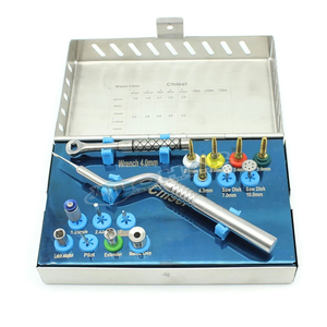Hot Sale Dental Implant Set Dental <b>Bone</b> Expander and Chisel Kit Sinus Lift with <b>Saw</b> Disks <b>Bone</b> Compression Kit Implant Surgical - Product Image 5