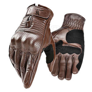 2025 gants en cuir respirants de haute qualité pour hommes conçus sur mesure en gros emballés course - Product Image 1