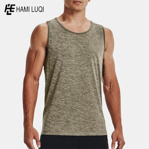 Débardeur d'entraînement urbain pour homme à séchage rapide, style décontracté, taille XL avec couleur unie et impression décorative - Product Image 5