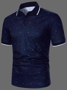Polo estampado para hombre, venta al por mayor, 2025, camisas en multicolor, medias mangas, cuello redondo, ropa de calle de verano, polos - Product Image 2