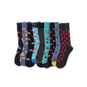 Chaussettes d'entraînement antidérapantes extensibles, tendance et colorées, style statement - Product Image 2