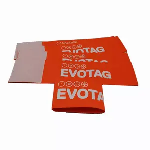 2023 brazalete de fútbol elástico impreso personalizado al por mayor brazalete de capitán de fútbol personalizado para uso en ropa - Product Image 4