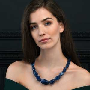 Magnifique collier en résine, bijoux fantaisie pour mariage, fiançailles ou soirées chat, style ange - Product Image 5