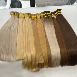 COULEURS DE LUXE EUROPÉENNES HAUT STANDARD CUTICULE ALIGNÉ NATUREL DROIT VIETNAMIEN Remy Virgin Human Extensions 8-30 pouces pour SALON - Product Image 6