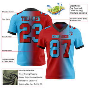 Maillot de Football américain de qualité professionnelle pour l'école Match Club jeu formation des jeunes ajustement uniforme de pratique en équipe personnalisé - Product Image 6