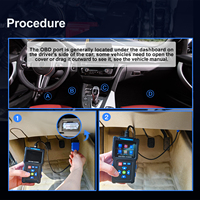 Escáner T200 OBD2, lector de código de vehículo, protocolo de escáner 9, herramientas de diagnóstico como Elm327, lectura y visualización de datos para coches universales