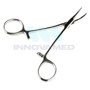 Pinzas hemostáticas curvas de calidad superior Abrazaderas de bloqueo Instrumentos quirúrgicos manuales reutilizables de acero inoxidable con soporte en línea - Product Image 1