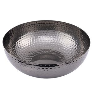 Dulces con este llamativo tazón de servir de metal dorado tesoro hecho a mano que convierte cualquier mesa de fiesta en una declaración de estilo - Product Image 1