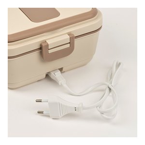 VIVANDIERE Big Beige SC03 60W Food Warmer 1Lt Self-Heating <b>Lunch</b> <b>Box</b> for Girmi New Zealand - Product Image 4