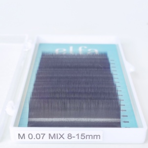 Marque privée personnalisée Extensions de cils individuels en vison Volume de 0.15mm Plateau de cils classiques fait à la main au Vietnam - Product Image 1