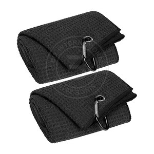 ผ้าขนหนูวาฟเฟิลสำหรับกอล์ฟ น้ำหนักเบา โครงสร้างนุ่ม ซึมซับได้ดี เหมาะสำหรับทำความสะอาดประจำวันและใช้งานกลางแจ้ง - Product Image 2