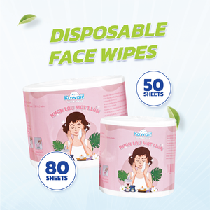 Kawaii Disposable <b>Dry</b> Face Towel Roll 20x20cm 80 <b>Sheets</b> Makeup Removal Towel for Travel - Product Image 2