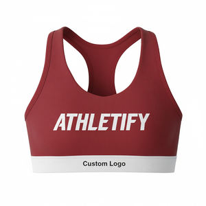 Sujetador deportivo Racerback para mujer para alto soporte Yoga Correr Gimnasio Cómodo Cobertura completa Transpirable Absorbe la humedad Activewear - Product Image 1