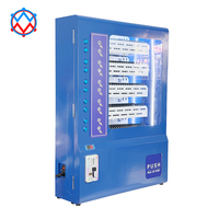 Distributeur automatique mural multi-paiements OEM personnalisé avec code QR, carte de crédit, pièces de monnaie, espèces, 10 voies pour centre commercial