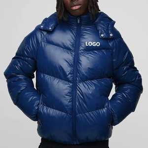 Chaqueta de Invierno para Hombre, con Capucha, Color Sólido, Informal, Deportiva, Abrigada, de Lona, Impermeable y Cortavientos - Product Image 4