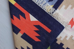 Traditional Indian Cotton Durry <b>Rug</b> for <b>Bedroom</b> and Living Room - Product Image 4