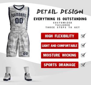 Camisetas de Baloncesto Sublimadas Personalizadas, Transpirables, de Secado Rápido, 100% Poliéster de Malla, con Opciones de Tallas Grandes para Pedidos al por Mayor de Equipos - Product Image 3