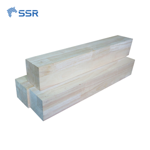SSR VINA - Madera de caucho para molduras cuadradas - Pilar de madera para barandilla de escalera, columna, piezas de madera para escaleras, balaustre, pasamanos, poste de barandilla - Product Image 3
