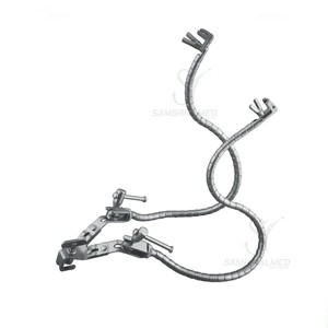 Juego de retractor de autorretención Leyla de grado médico de acero inoxidable alemán dos brazos flexibles neurocirugía cerebro Retractor Manual - Product Image 6