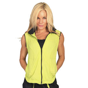 Chaquetas de fitness personalizadas con cremallera azul para mujer, mangas completas, transpirables, de talla grande, para entrenamiento de gimnasio - Product Image 4