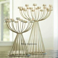 Support de centre de table de mariage en métal robuste et personnalisable, plaqué or de haute qualité, pour fleurs de fête, modèle HI-87062