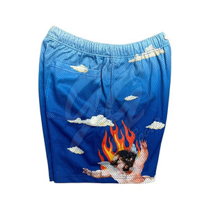 Pantalones cortos de malla para hombre, ropa de entrenamiento para gimnasio, pantalones cortos de malla para hombre, venta en línea, fabricante de Pakistán - Product Image 3