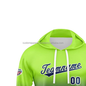 Sudadera con Capucha Extra Grande de 340 GSM con Logotipo Personalizado, Sudadera de Algodón Grueso para Hombre, Sudadera Unisex de Estilo Urbano con Bordado e Impresión - Product Image 3