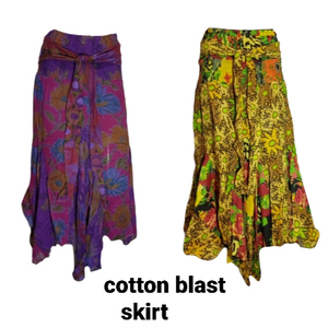 Falda con cinturón de algodón para mujer, ropa Bohemia elegante de cintura alta, plisada, de encaje, informal - Product Image 1