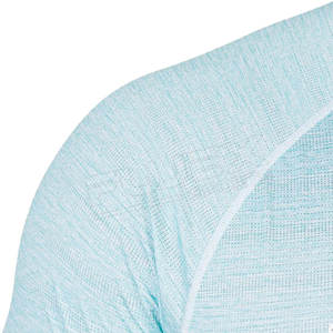 T-shirt de fitness décontracté pour hommes, couleur unie, séchage rapide, coton résistant, grande taille, emballage personnalisé de haute qualité - Product Image 6