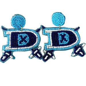 ต่างหูลูกปัดเมล็ดผึ้งสำหรับผู้หญิงต่างหูลูกปัดสำหรับเป็นของขวัญสำหรับคู่รักผึ้งจากอินเดียต่างหูแฮนด์เมดขายดี - Product Image 2