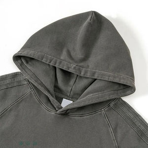 Chándal 2 en 1 de Invierno 2025 OEM, Talla Grande, con Capucha, Lavado Ácido, Estampado, Unisex, Estilo Urbano, Mezcla de Algodón - Product Image 2