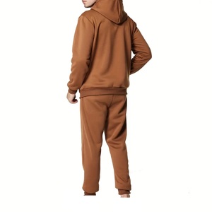 Survêtement à séchage rapide 100% coton pour hommes, survêtement à capuche avec logo sur mesure, ensemble de 2 pièces de jogging pour hommes, nouvel arrivage - Product Image 2