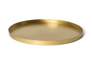 Plateau de service en aluminium chromé, très demandé, durable, passe au lave-vaisselle, vaisselle pour servir le chocolat et les dattes - Product Image 2