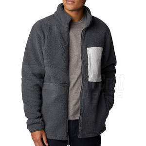 Veste d'hiver en sherpa pour homme en matériau durable et résistant, en stock, veste en sherpa pour homme - Product Image 3