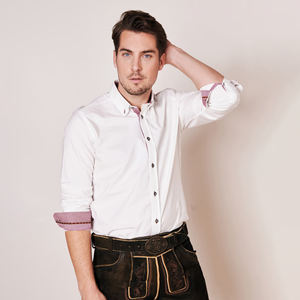 Chemise Sport Traditionnelle Bavaroise à Carreaux pour Homme Style Street Respirant Tricoté Séchage Rapide Été - Product Image 4