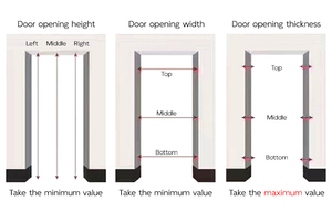 Melinco Customizable Same Color Modern Design Hidden <strong>Door</strong> Living Room Hotel Wholesale Office <strong>Doors</strong> Interior - Product Image 5
