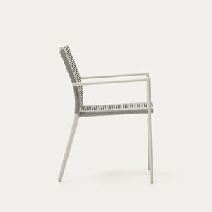 Ensemble d'extérieur Table à manger en aluminium avec chaise en corde Meilleur style-Kanaka - Product Image 4