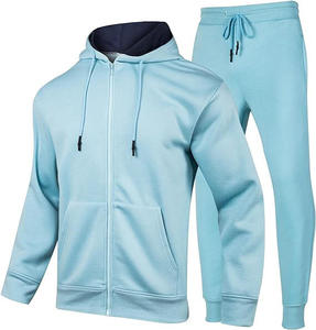 Chándales para hombre de algodón de primera calidad OEM ODM directo de fábrica personalizado Elegante ropa deportiva para correr - Product Image 4