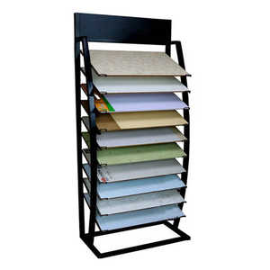 Top Choice Customized Heavy-Duty <b>Metal</b> Display Rack Lightweight Design for Ceramic Porcelain <b>Tile</b> Retail Display Antique Style - Product Image 3