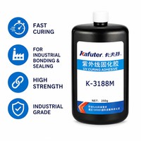Adhésif à durcissement UV K-3188M haute résistance pour plastique Kafuter