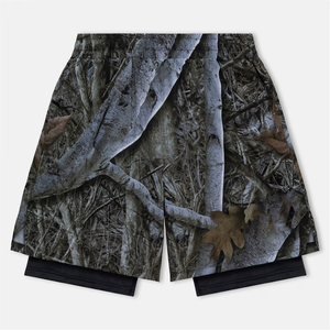 Pantalones Cortos de Verano para Hombre de Algodón con Tacto Suave, Pantalones Cortos de Aventura para Exteriores con Diseño de Múltiples Bolsillos - Product Image 1