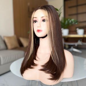 Hermosas pelucas de capa cortada para mujeres negras Peluca de cierre recto de hueso sedoso de cabello humano vietnamita 100% - Product Image 3