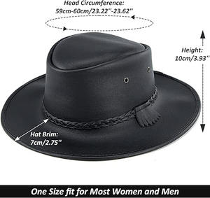 Sombrero de Vaquero Unisex de Alto Rendimiento, Duradero para Uso a Largo Plazo, Informal, para Exteriores, para las Cuatro Estaciones, a Bajo Precio - Product Image 4