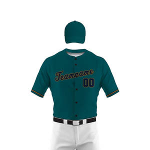 Uniforme de baseball unisexe avec couleurs et logo personnalisés Ensemble d'uniformes de baseball unisexe de qualité supérieure à vendre - Product Image 5